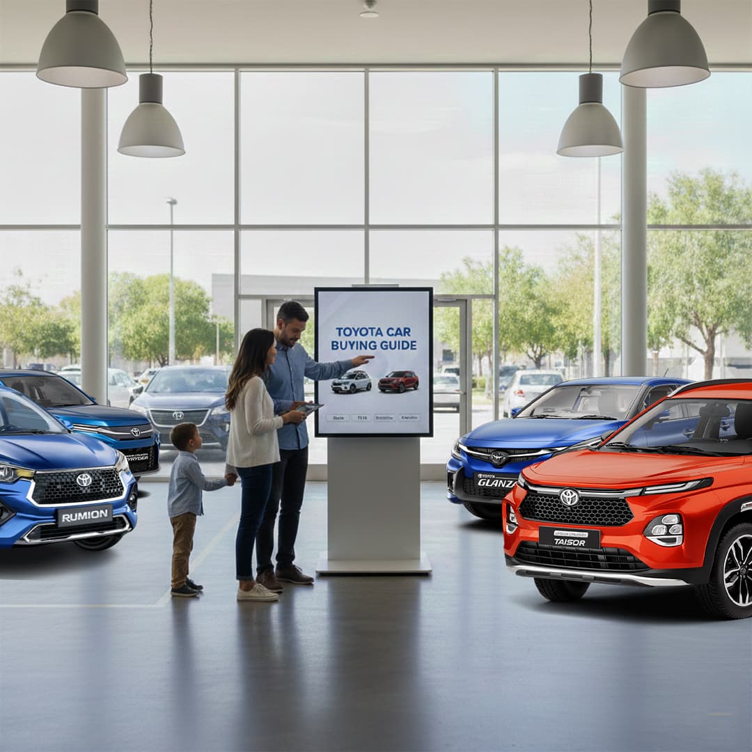 Toyota car buying guide in India at Espirit Toyota dealership